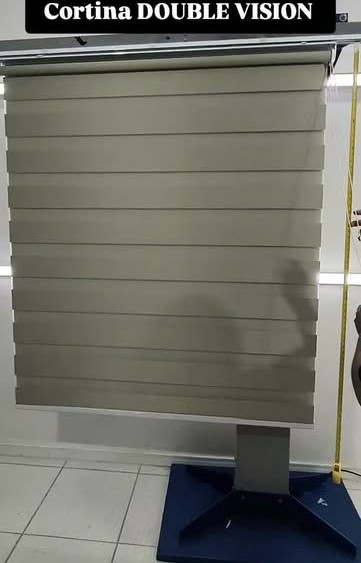 Cortina double vision em exposição na Cortinas Nordeste